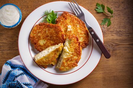 Galettes de chou-fleur au fromage